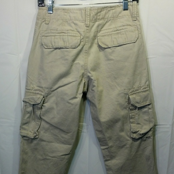old navy mens khaki cargo pants